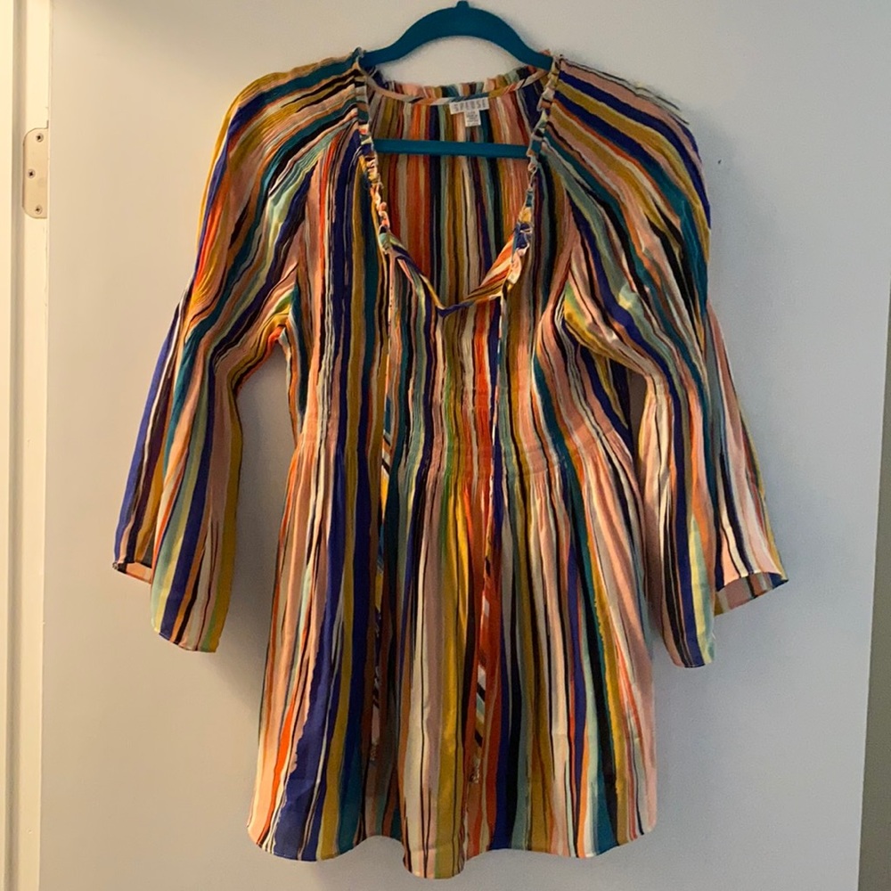 Long sleeve Flowy Blouse